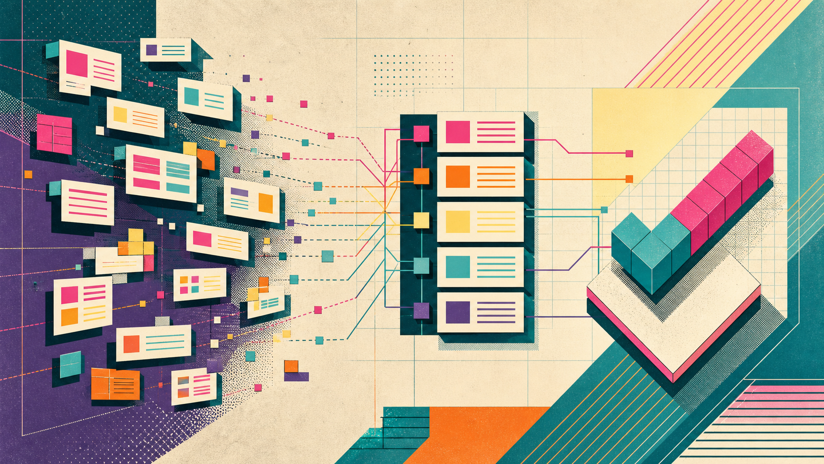 Grafische verbeelding van gestructureerde informatie die door AI kan worden begrepen en geciteerd
